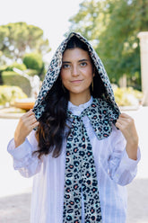 Capucha Print Gris